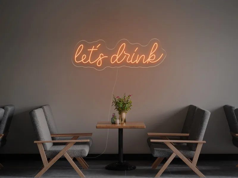 Let`s Drink - Insegne al neon a LED